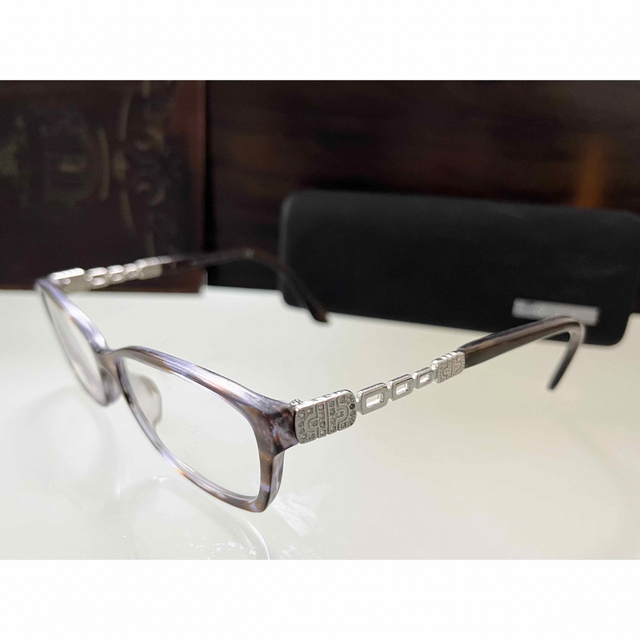 ◆激レア◆BVLGARI◆ブルガリ◆メガネ◆レディース◆パープル◆レンズあり◆