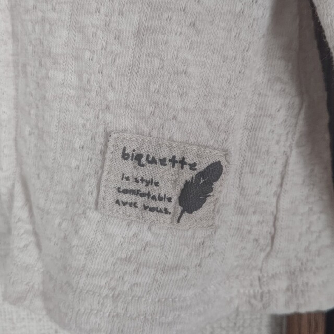 Biquette(ビケット)の【キムラタン　ビケット】トップス　110サイズ キッズ/ベビー/マタニティのキッズ服女の子用(90cm~)(Tシャツ/カットソー)の商品写真