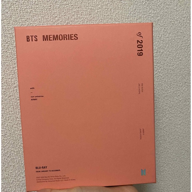 BTS MEMORIES 2019 ブルーレイ　日本語字幕付き