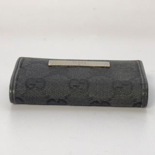 Gucci - ☆鑑定済み☆正規品☆ GUCCI グッチ/GG キーケース/黒/男女