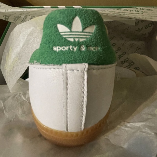 adidas(アディダス)の新品28.0cm SAMBA OG SPORTY&RICH adidas 白緑 メンズの靴/シューズ(スニーカー)の商品写真