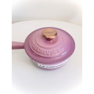 ルクルーゼ(LE CREUSET)の【新品】LE CREUSETメゾンドパリ モーヴピンク ソースパン 16cm(鍋/フライパン)