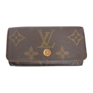 ルイヴィトン(LOUIS VUITTON)のLOUIS VUITTON ルイ・ヴィトン M62631 モノグラム ミュルティクレ キーケース ブラウン系【中古】(キーケース)