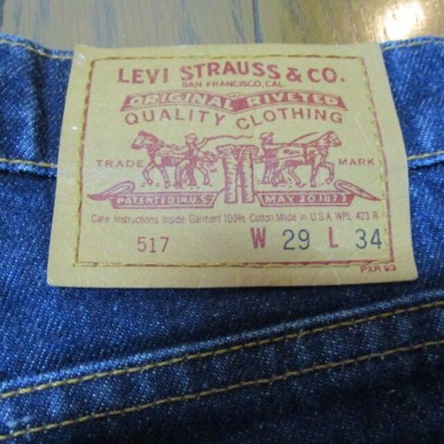 ★Levis★517★USA生産★濃色★美品★リーバイス★505★501★ 2