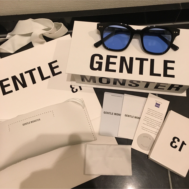 BIGBANG(ビッグバン)のGENTLE MONSTER ジェントルモンスター サングラス ブルー メンズのファッション小物(サングラス/メガネ)の商品写真