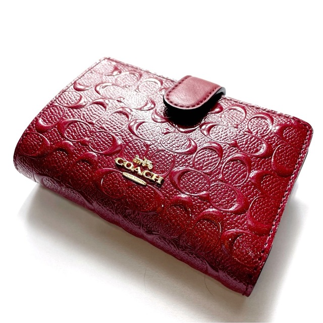 レビュー投稿で選べる特典 美品 コーチ COACH 二つ折り財布 シグネチャー レディース 通販 ★専用★二つ折り財布 シグネクチャー柄 ベージュグレー