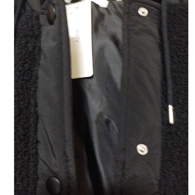 レディース　3L　キルト切り替え中綿ジャケット　ブラック レディースのジャケット/アウター(ダウンジャケット)の商品写真