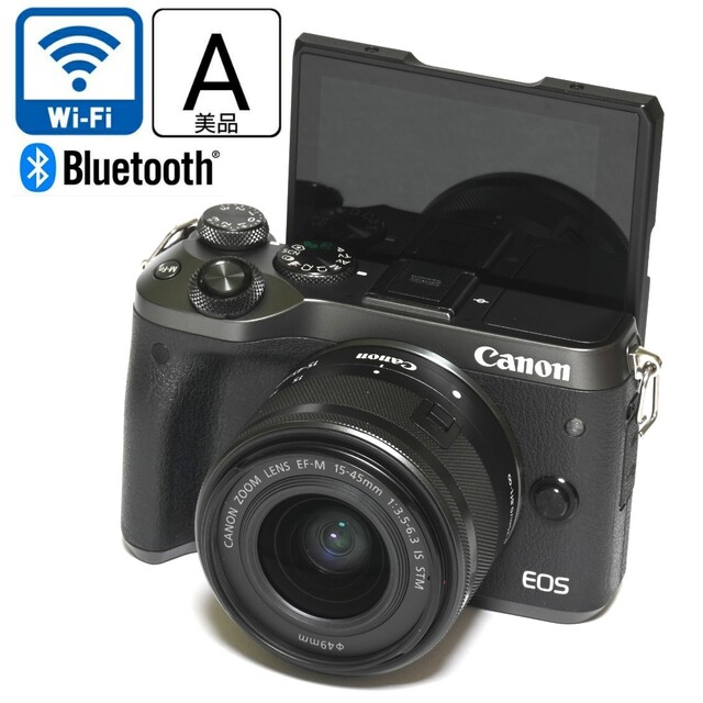 最初の Canon - M6レンズキット 【Canon】美品☆Wi-Fi&Bluetooth☆EOS