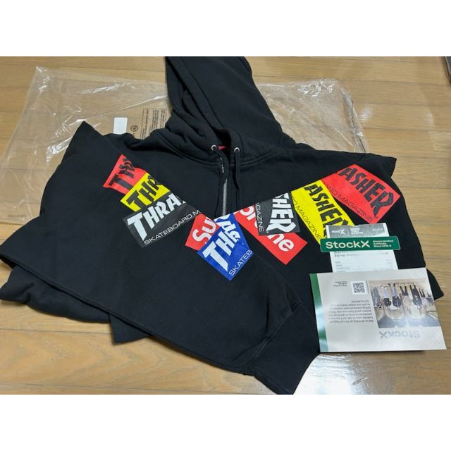 メンズsupreme Thrasher Multi Logo Zip Up