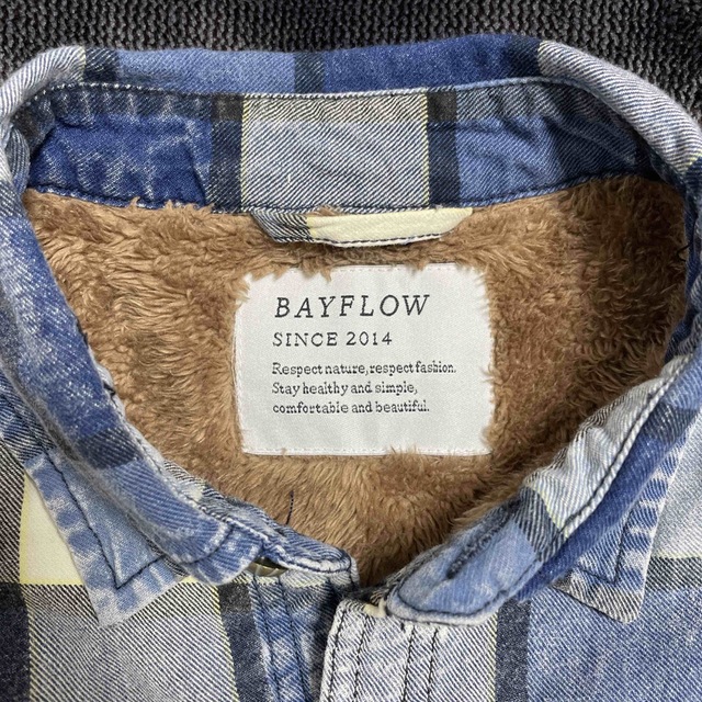 BAYFLOW(ベイフロー)のベイフロー　裏ボアチェックシャツ メンズのトップス(シャツ)の商品写真