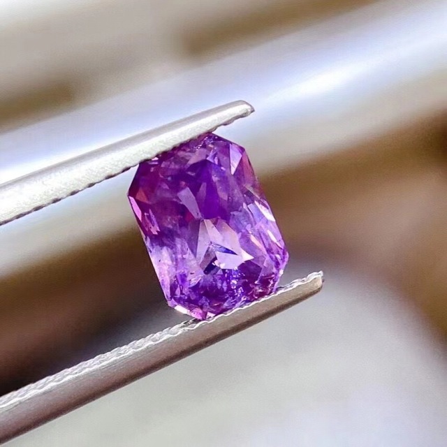 ⭐ 天然 紫ピンク サファイア ルース 2.57ct