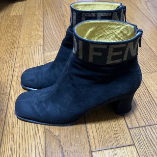 フェンディ(FENDI)のFENDI フェンディ　ショートブーツ　ブラック　黒(ブーツ)