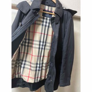 バーバリー(BURBERRY)のバーバリー  アウタージャケット  インナー取外し可能 フード  LL ブラック(モッズコート)