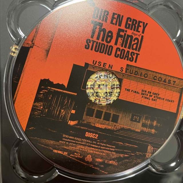 THE　FINAL　DAYS　OF　STUDIO　COAST 初回盤　ブルーレイ