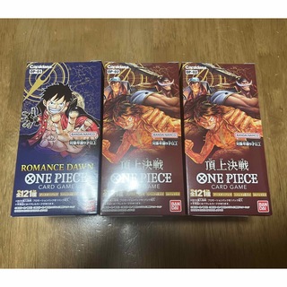 ワンピース(ONE PIECE)のワンピースカードゲーム 未開封品 3Box(Box/デッキ/パック)