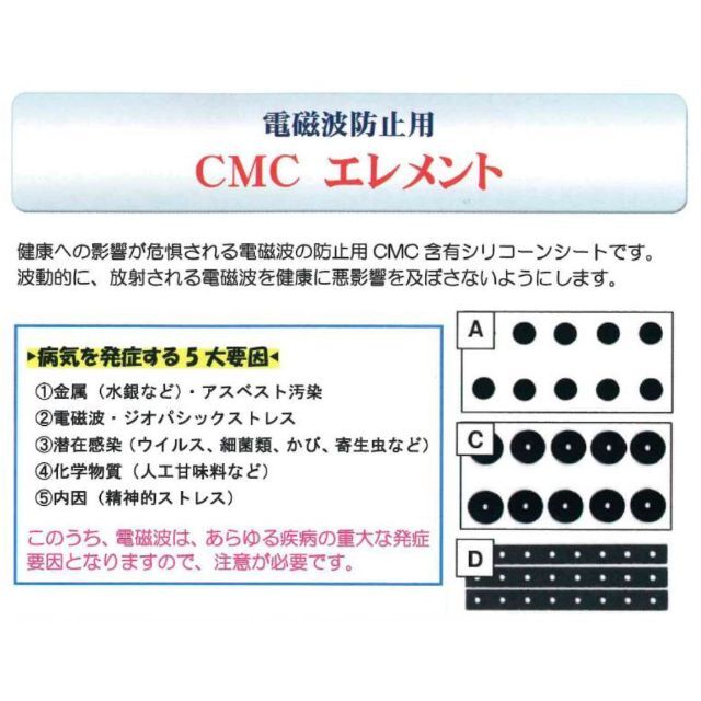 5G・電磁波防止　CMCエレメント - A　【正規品】　※送料無料 その他のその他(その他)の商品写真