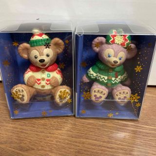 ディズニー(Disney)のhi様専用ページ☆ダッフィー&シェリーメイ☆オーナメント2個セット☆クリスマス(キャラクターグッズ)