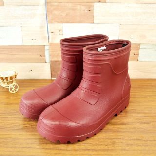 【UNKNOWN】 美品 長靴 レインシューズ レッド サイズS(その他)