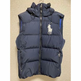 ポロラルフローレン ダウンベスト(メンズ)(ブルー・ネイビー/青色系 ...