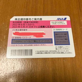 エーエヌエー(ゼンニッポンクウユ)(ANA(全日本空輸))のANA 株主優待券　1枚(その他)