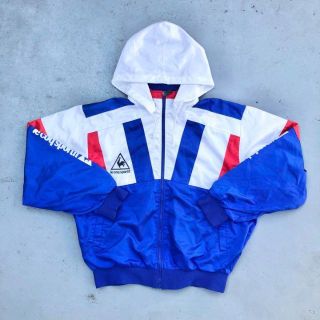 ルコックスポルティフ(le coq sportif)のルコック スポルティフ フード付き ビンテージ トラックジャケット ジャージ L(ジャージ)