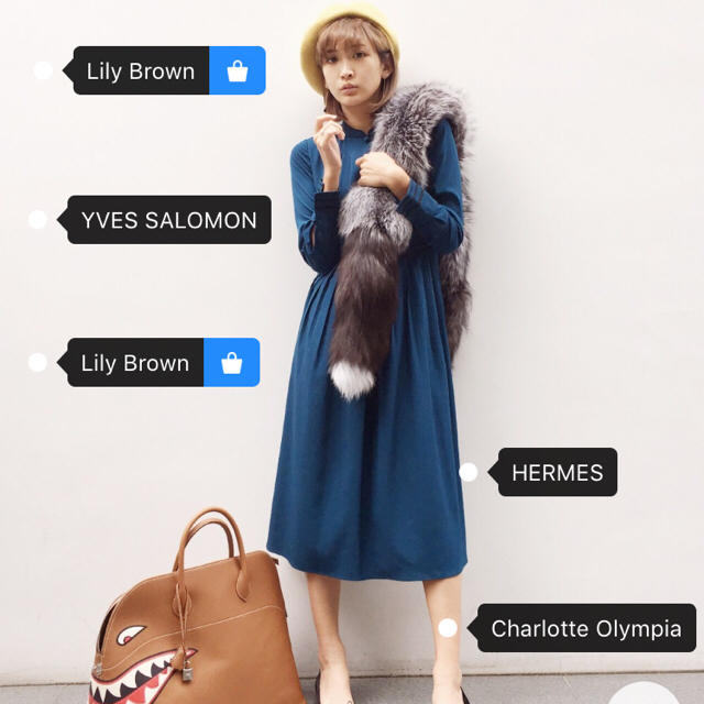 Lily Brown(リリーブラウン)のruizu様専用 レディースのワンピース(ひざ丈ワンピース)の商品写真