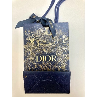 ディオール(Dior)のディオール ホリデー 限定 クリスマス ショッパー 紙袋 ラッピング リボン(その他)