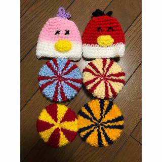 アクリルたわし　ハンドメイド　未使用(その他)