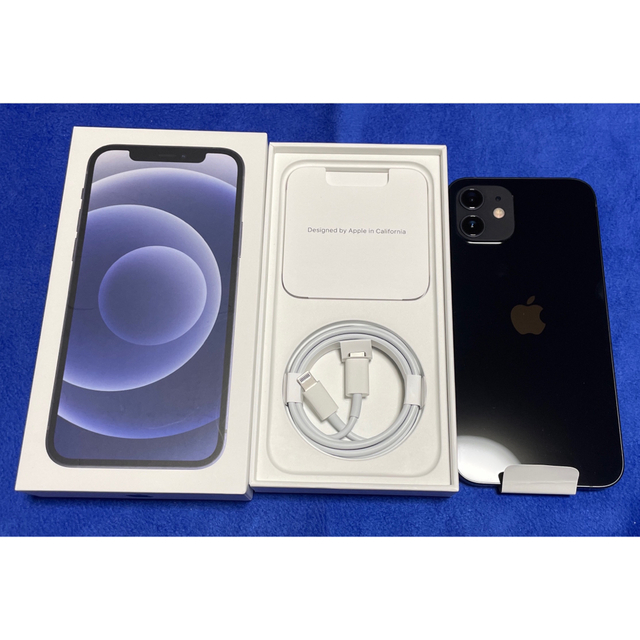 大注目 本体 iPhone12 - iPhone 64GB ブラック simフリー
