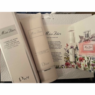 クリスチャンディオール(Christian Dior)のミスディオールハンドクリーム＋ミニ香水(ハンドクリーム)