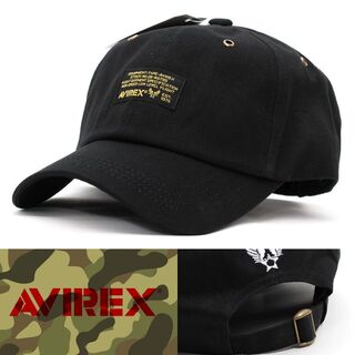 アヴィレックス(AVIREX)のローキャップ 帽子 メンズ AVIREX ブラック 14492900-80(キャップ)