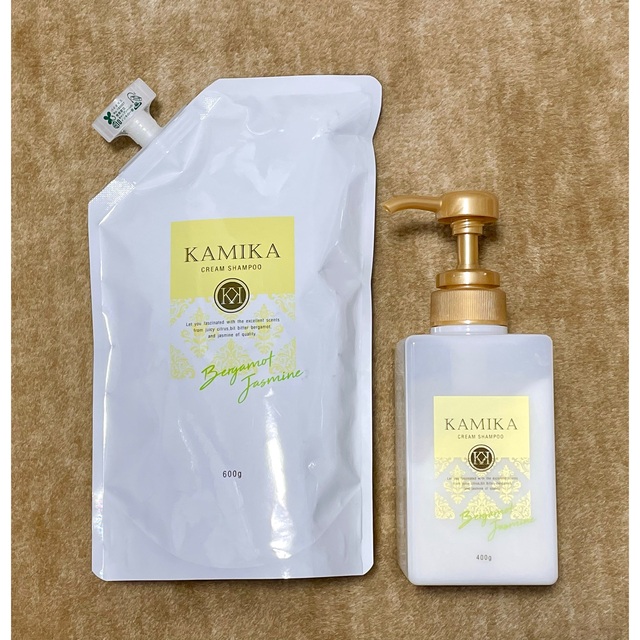 KAMIKA - KAMIKA クリームシャンプー 詰め替え600g +おまけ300g以上の