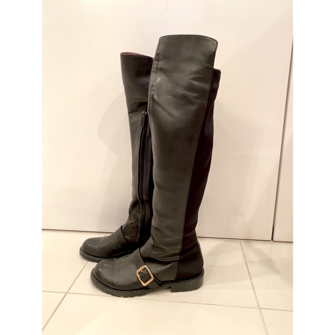 クリスマスローズ MARC マークジェイコブス 美品 ロングブーツ