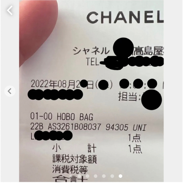 CHANEL(シャネル)のシャネルバッグCHANEL22ハンドバッグホーボーシャイニーカーフスキン レディースのバッグ(ハンドバッグ)の商品写真