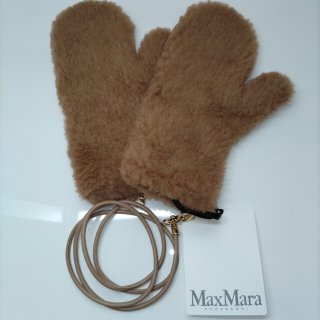 Max Mara(マックスマーラ)の【新品未使用】MAX MARA マックスマーラ テディベア ミトン 手袋　SM レディースのファッション小物(手袋)の商品写真