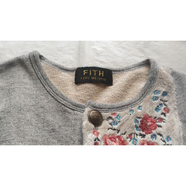 FITH(フィス)のFITH　刺繍 カーディガン　美品　140　スワップミートマーケット　 キッズ/ベビー/マタニティのキッズ服女の子用(90cm~)(カーディガン)の商品写真