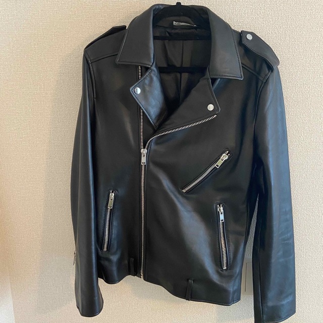 ZARA 牛革 レザージャケット ライダース Lサイズ | www.prakashferrous.com