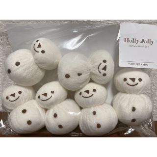 スリーコインズ(3COINS)の【Holly Jolly】スノーマン6個セット クリスマス 雪だるま(インテリア雑貨)