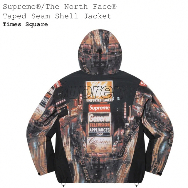 Supreme - Sup TNF Taped Seam Shell Jacketの通販 by ジェラ8's shop