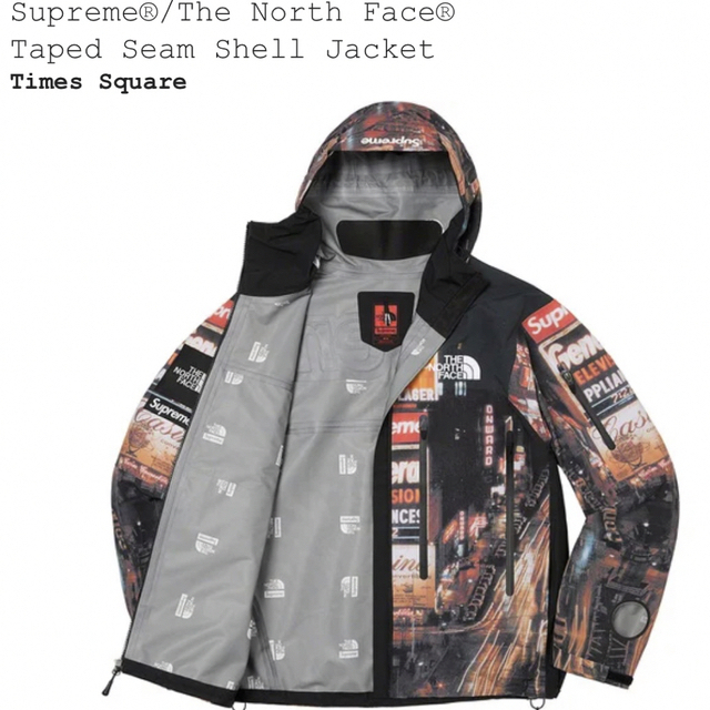 Supreme(シュプリーム)のSup TNF Taped Seam Shell Jacket メンズのジャケット/アウター(マウンテンパーカー)の商品写真