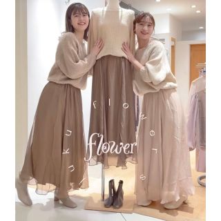 フラワー(flower)の今期　flower リリースカート2(ロングスカート)