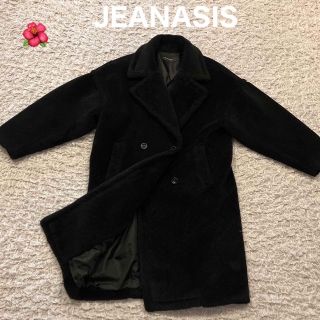 ジーナシス(JEANASIS)のなかなかな様専用　JEANASIS ジーナシス　ロングコート　ブラック(ロングコート)