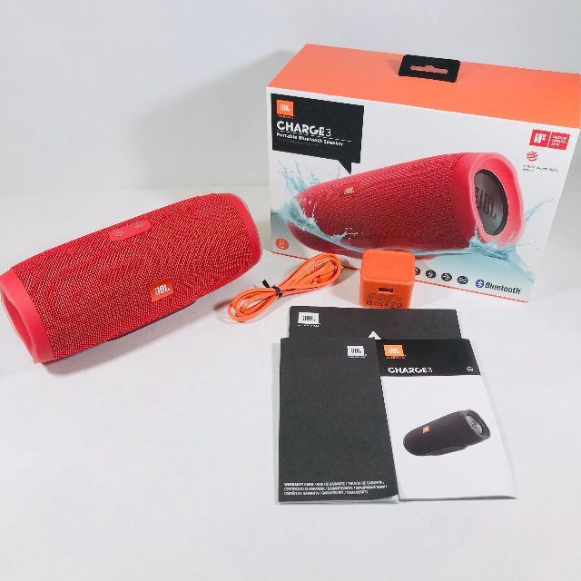 新品・未開封☆希少☆JBL Bluetoothスピーカー CHARGE3RED