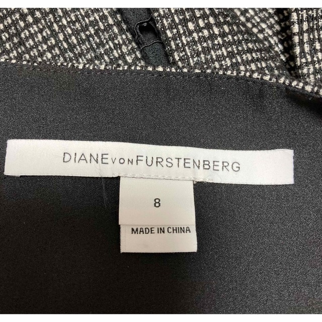 DIANE von FURSTENBERG(ダイアンフォンファステンバーグ)のダイアンフォンファスティンバーグDVFコンビ素材セットアッププリーツスカート8 レディースのスカート(ミニスカート)の商品写真
