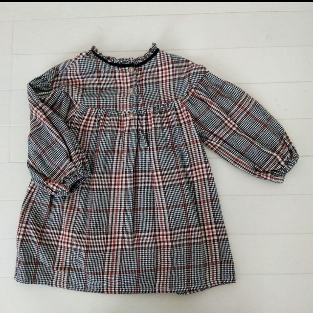 NEXT(ネクスト)のnext チェックワンピース　1.5-2yrs キッズ/ベビー/マタニティのキッズ服女の子用(90cm~)(ワンピース)の商品写真