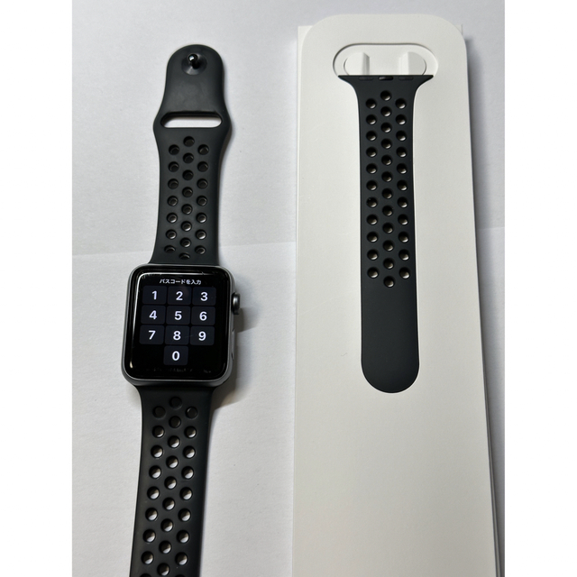 Apple Watch(アップルウォッチ)のAPPLE WATCH3 NIKE+ 42mm MQL42J/A GPS スマホ/家電/カメラのスマートフォン/携帯電話(その他)の商品写真