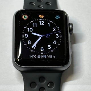 アップルウォッチ(Apple Watch)のAPPLE WATCH3 NIKE+ 42mm MQL42J/A GPS(その他)