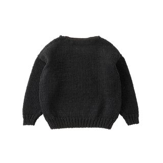 ヴィスヴィム(VISVIM)のvisvim AMPLUS BOATNECK HAND-KNIT 3 black(ニット/セーター)