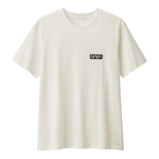 ジーユー(GU)のNASAロゴ入りTシャツ　メンズMサイズ【GU】(Tシャツ/カットソー(半袖/袖なし))