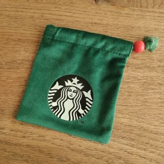 スターバックスコーヒー(Starbucks Coffee)の【未使用品】スターバックス 巾着 ホリデー 2021 ミニカップギフト(ポーチ)